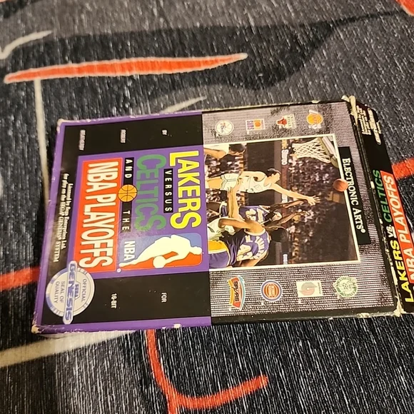 LAKERS VERSUS CELTICS AND NBA PLAYOFFS SEGA GENESIS GAME